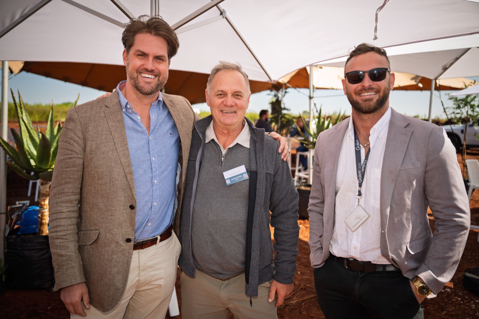 Tenants and brokers at the Riverfield Business Park South ground-breaking, 11 March 2026